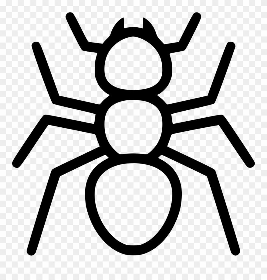Svg Free Download Onlinewebfonts - Ant Icon Png Clipart