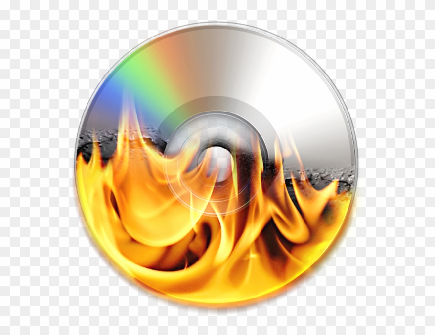 Cd Burning Clipart