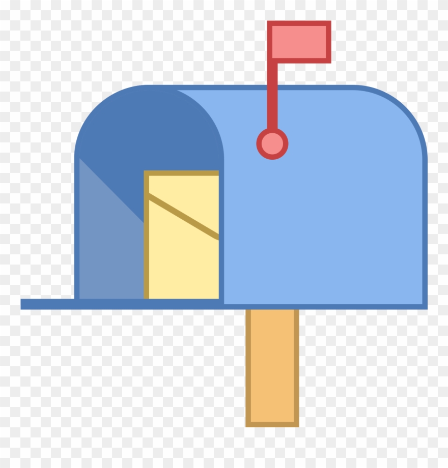 Boîte Aux Lettres Avec Lettre Icon - Office Mail Icon Clipart