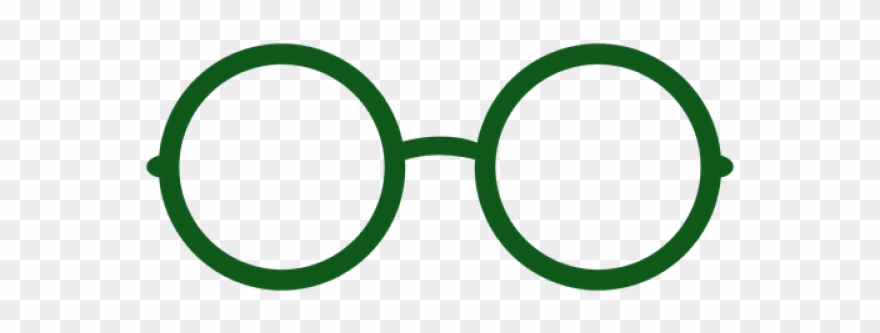Hipster Clipart Glass - Green Glasses Transparent Background - Png Download
