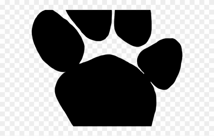 Panther Paw Clipart - Paw - Png Download