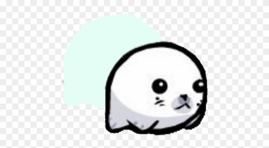 Happy Harp Seal - Pelter Castle Crashers Clipart