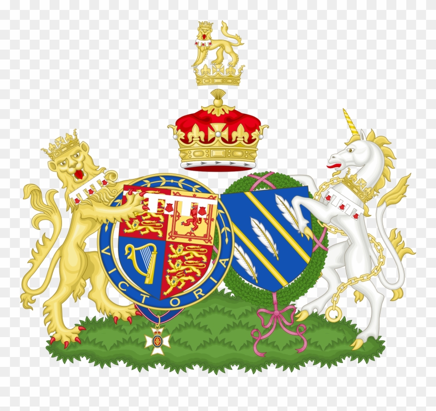 Combined Coat Of Arms Of Harry And Meghan, The Duke - Kate And William Coat Of Arms Clipart