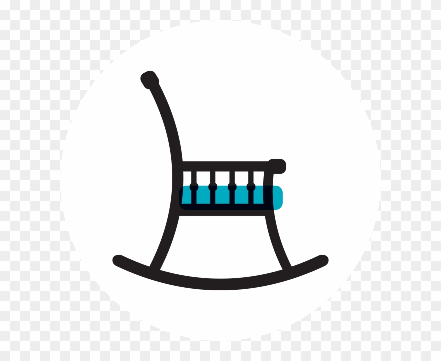Rocking Chair Icon Retirement Guide - Sallanan Sandalye Vektör Clipart