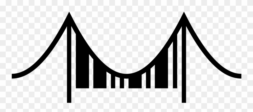 Wikidata Morese Code Logo Suspension Bridge Clipart