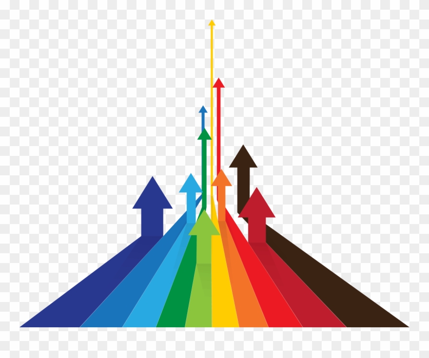 Upward Arrows - High Performing Clipart
