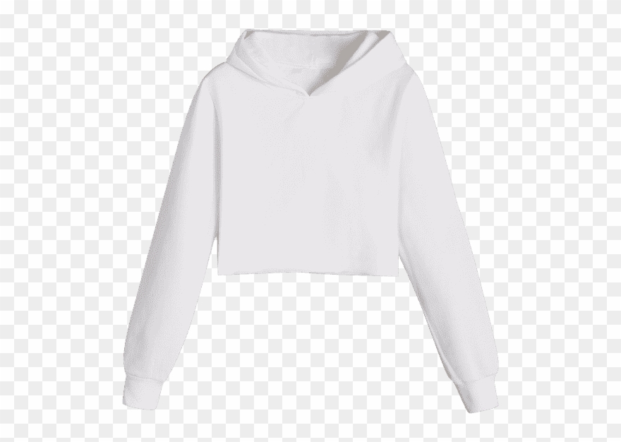 Zaful Flocking Cropped Hoodie - Sweater Clipart