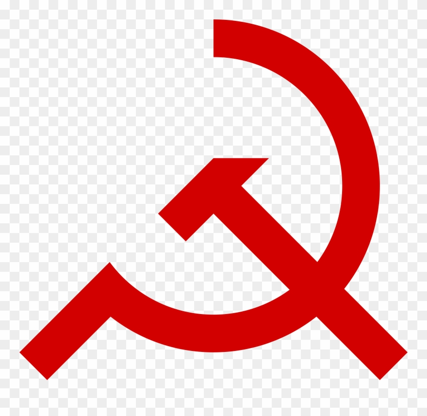 Hammer And Sickle Clip Art - Transparent Hammer And Sickle - Png Download