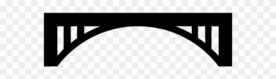 Bridge Rubber Stamp - Rubber Stamping Clipart