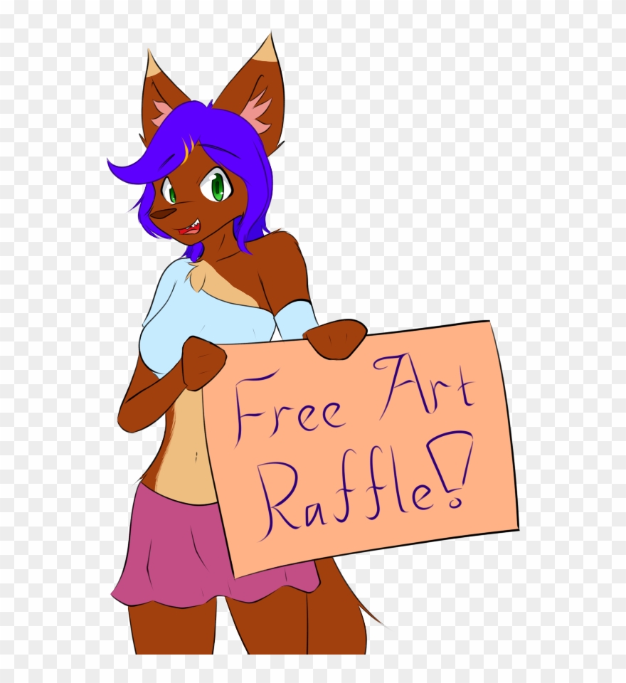 Free Art Raffle - Cartoon Clipart