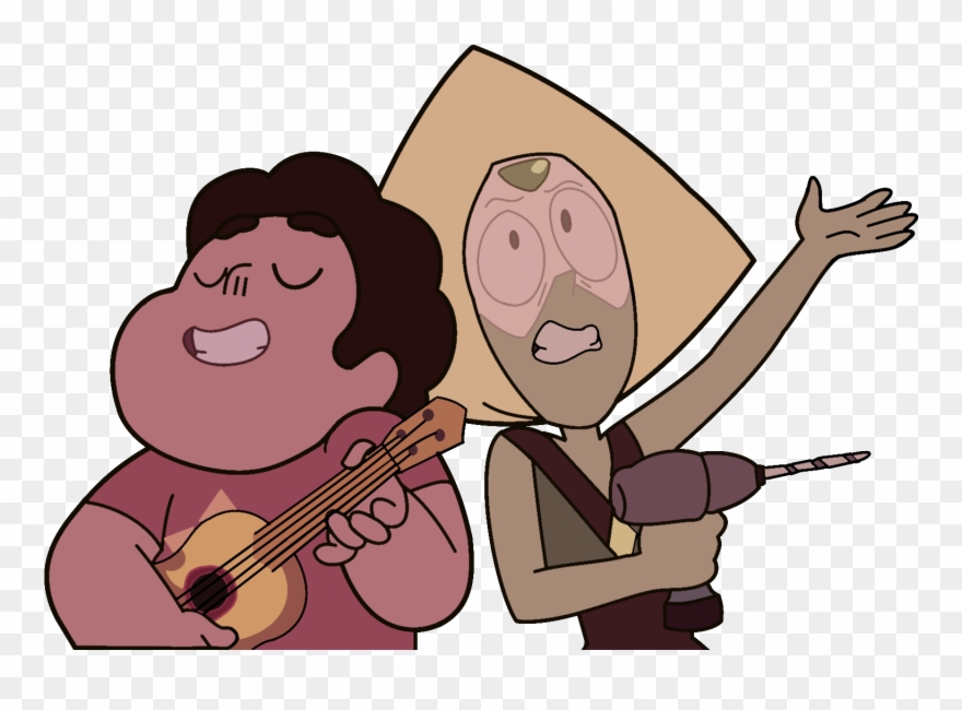 Peace And Love On The Planet Earth - Steven Universe And Peridot Png Clipart