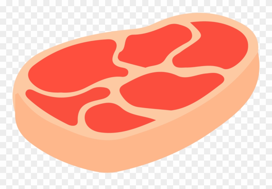 Barbecue Steak Meat Beef - Vector Beef Png Clipart