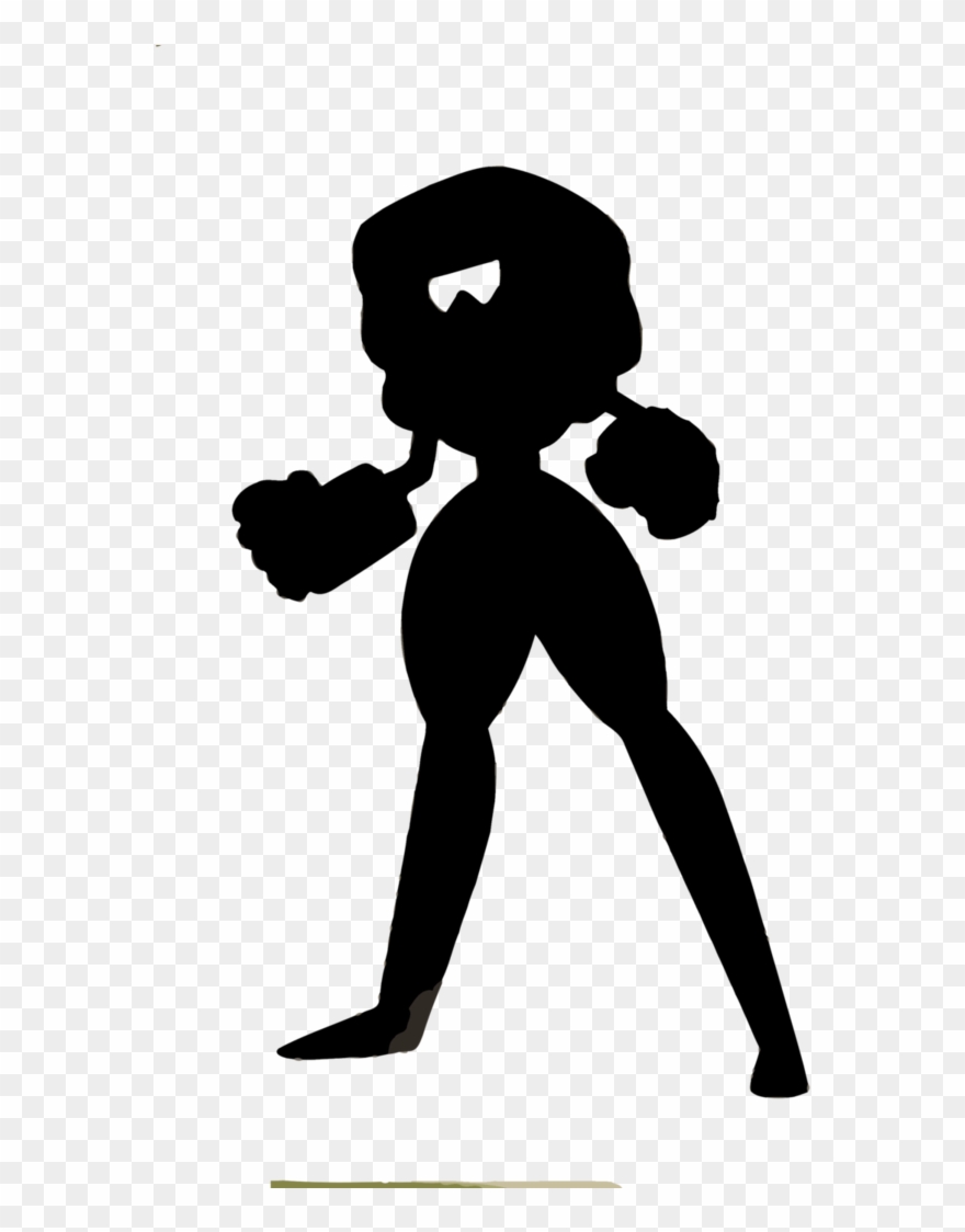 Paintbrush Clipart Silhouette - Steven Universe Garnet Silhouette - Png Download