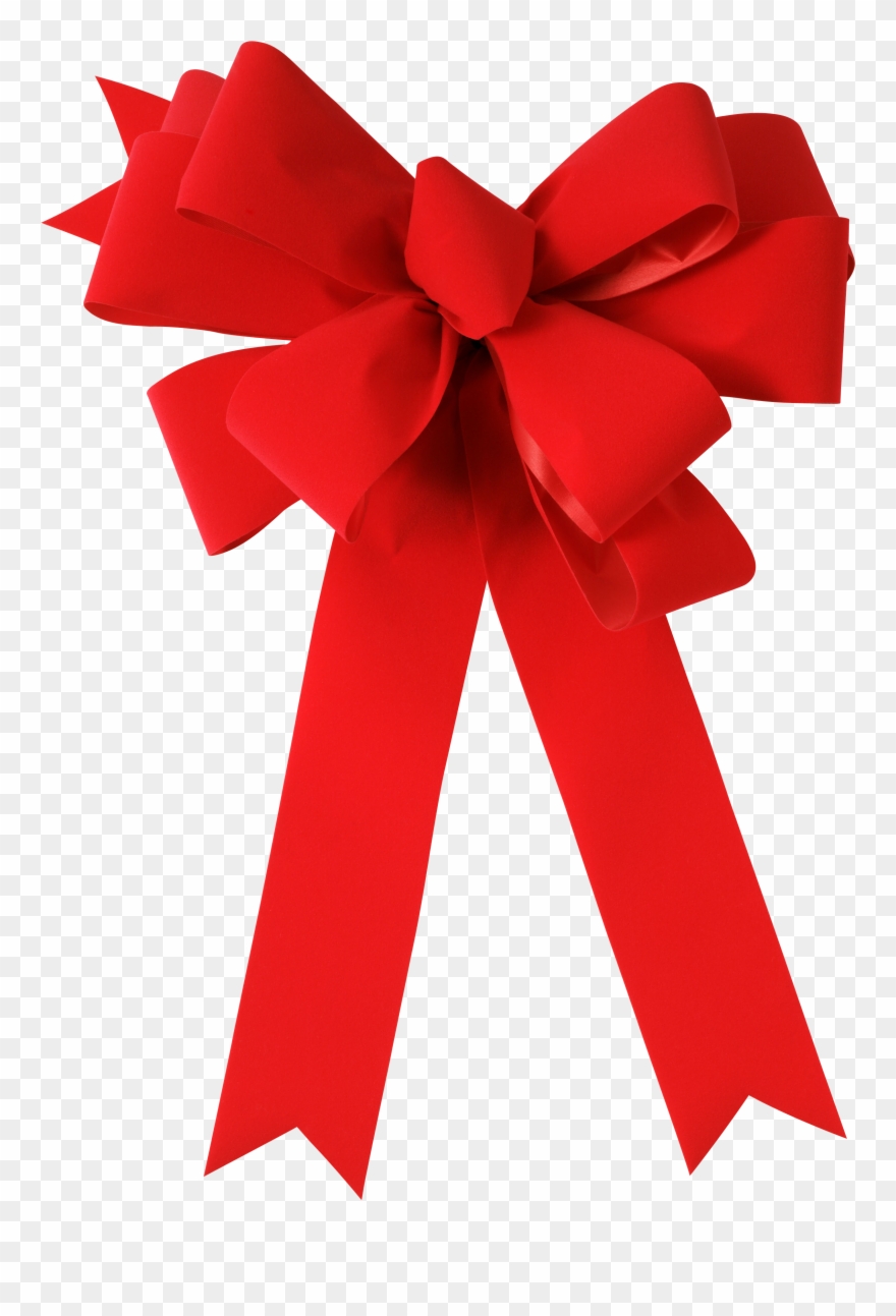 Bow Clipart Png Image - Transparent Background Red Christmas Bow