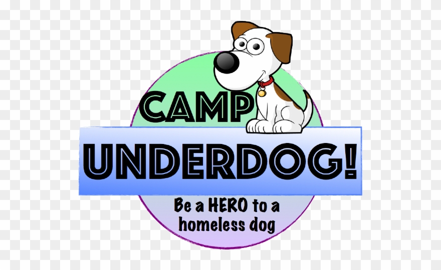 Ht Little Dogcamper Camp Underdog Logo - Macevoy Free Cartoon Dog Fun-diy Outdoor Or Indoor Clipart