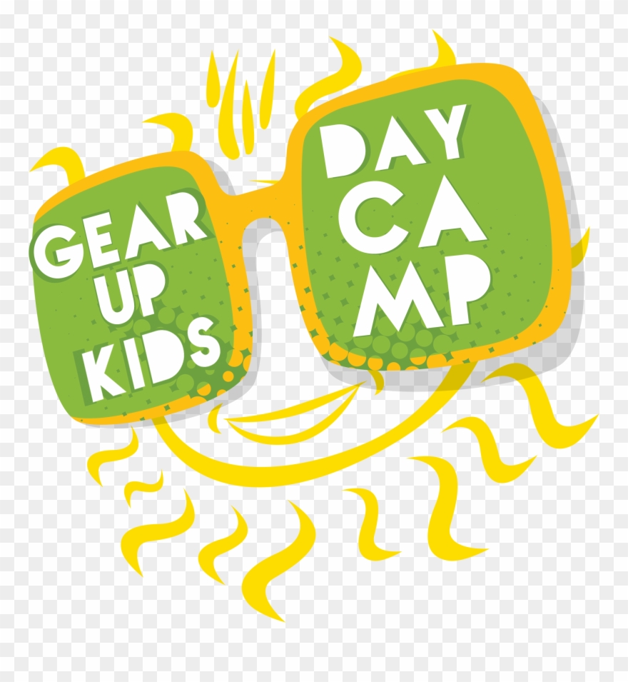 Gear Up Kids Camp - Illustration Clipart