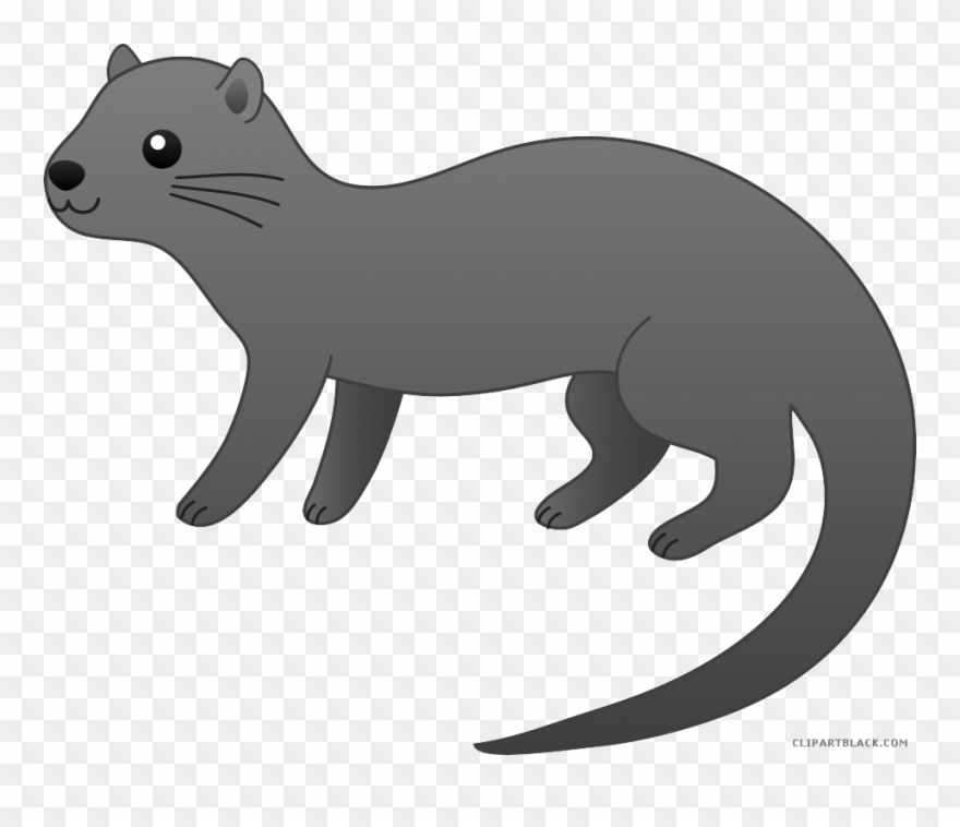 Otter Animal Free Black White Images Clipartblack - Asian Small Clawed Otter Clip Art - Png Download