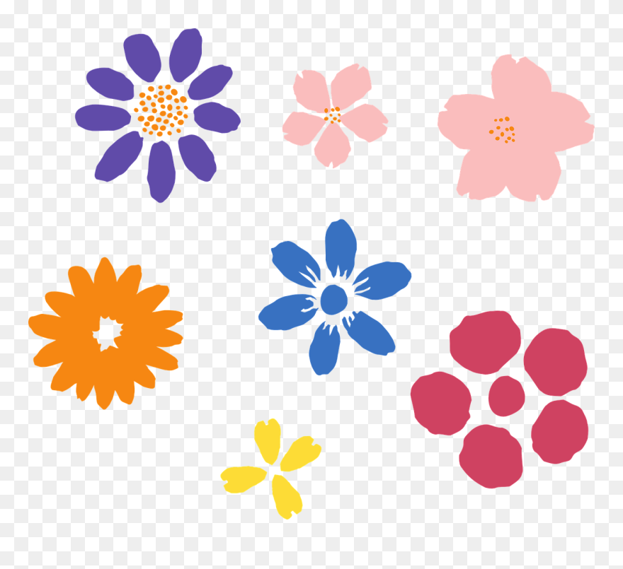 Collection Of Vector Flowers Clipart