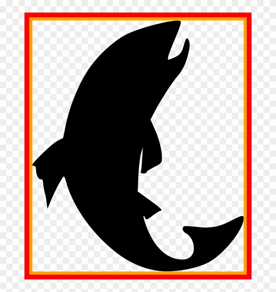 Marvelous Black Fishing Clip Art Pic For Fish Png Clipart - Transparent Fish Silhouette Png