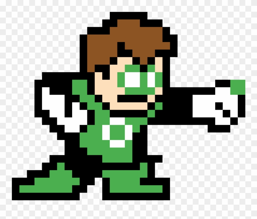 Green Lantern - Linterna Verde En Minecraft Clipart