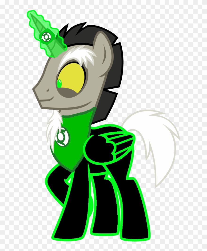 Discord Pony The Green Lantern By Motownwarrior01-da4n3tj - My Little Pony: Friendship Is Magic Clipart