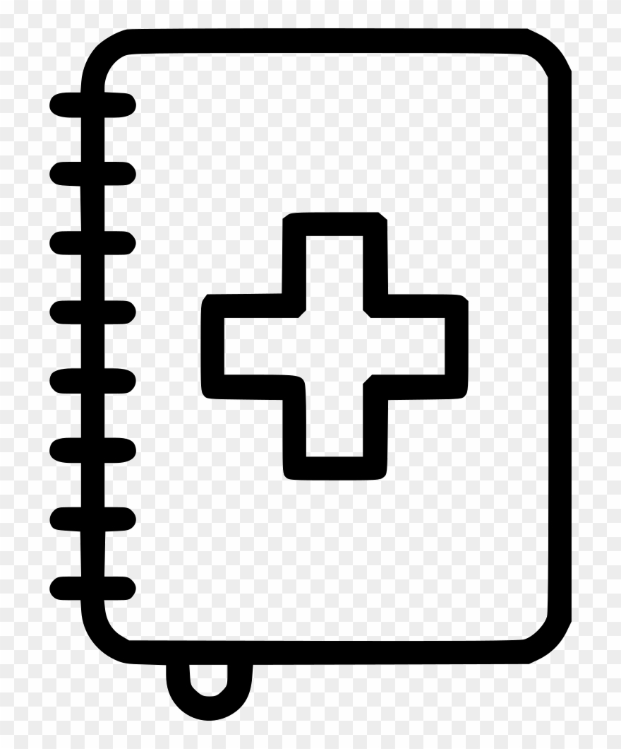 Healthcare Clipart Health Book - Medical Book Icon Png Transparent Png