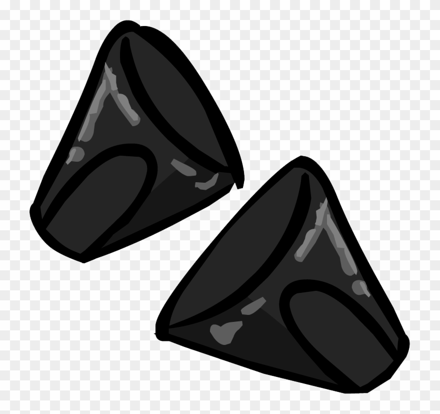 Glove Clipart Club Penguin - Club Penguin Black Gloves - Png Download