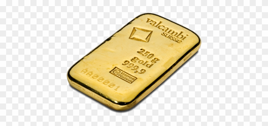 Investment Gold Bar, 250 G - Gold Bar Clipart