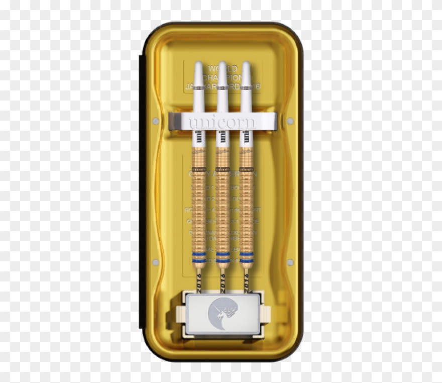 Unicorn Gary Anderson Gold Titanium Limited Edition - Gary Anderson Gold Darts Clipart