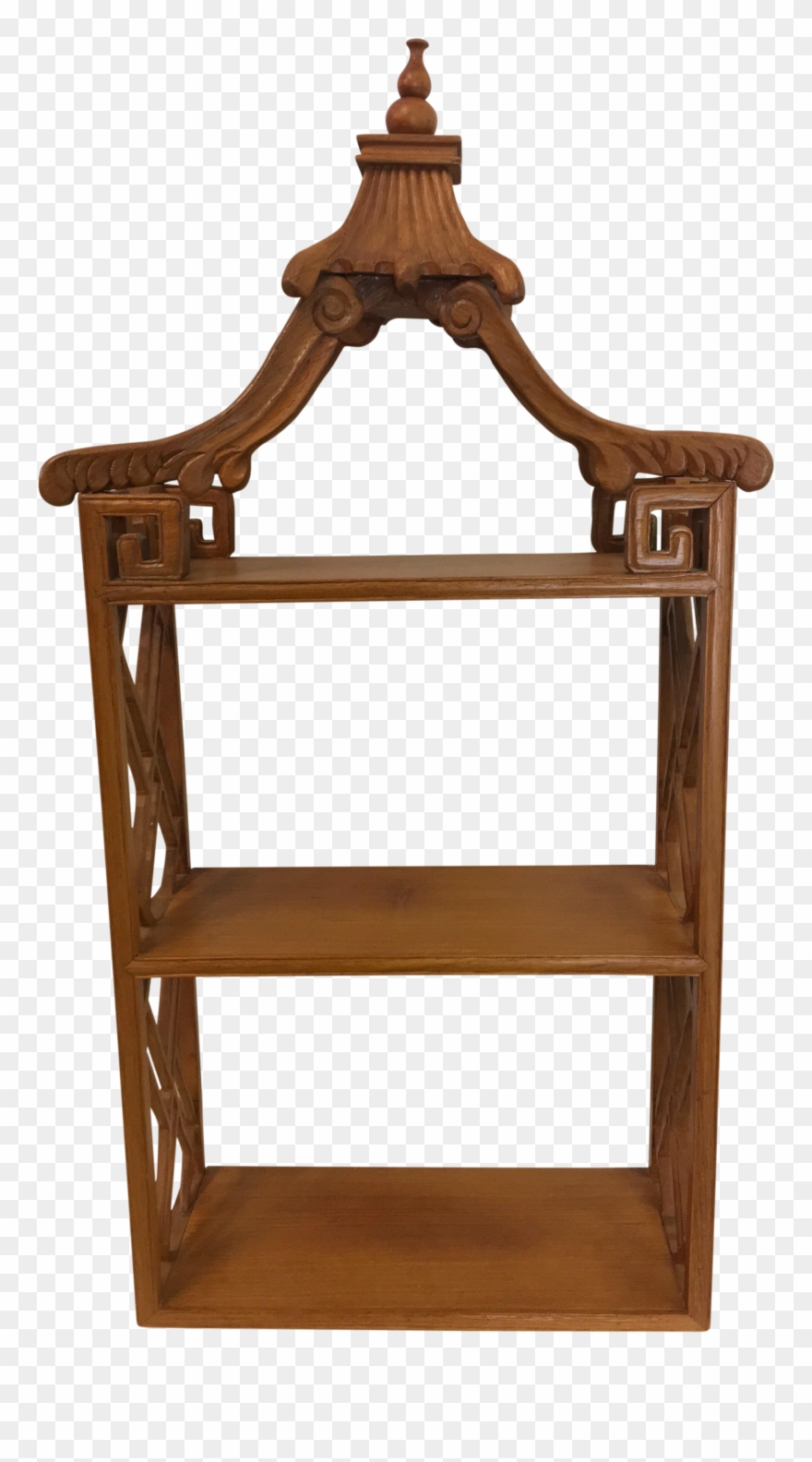 Pagoda Chinoiserie Wall Chairish - Shelf Clipart
