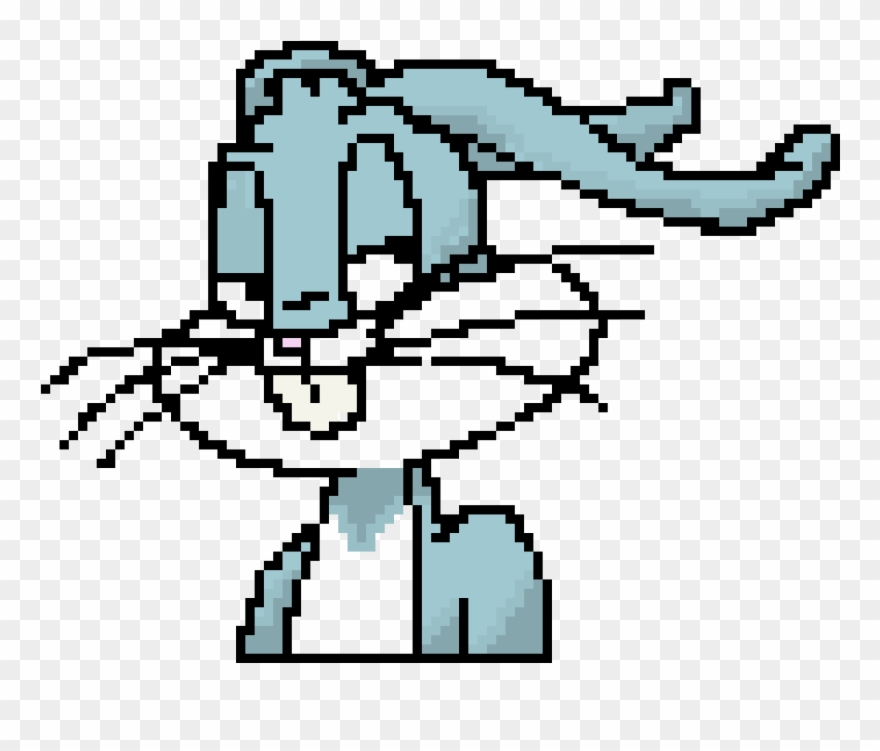 Bugs Bunny Pixel Art Clipart (1760307) PinClipart