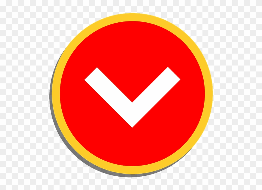 Red Arrow Down 16, Buy Clip Art - Png Download