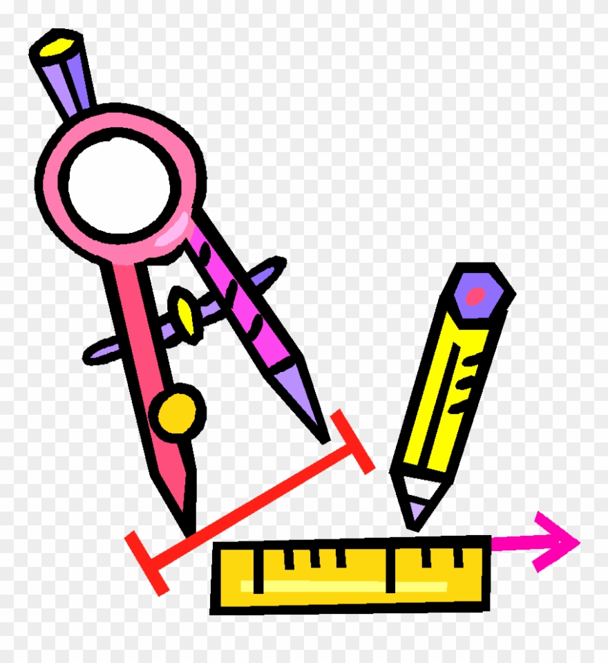 Materials Needed - Compass Ruler Clipart - Png Download