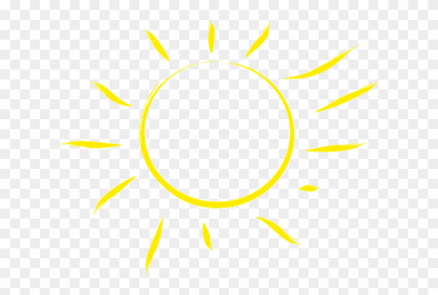 The Sun, Sweetheart, Yellow, Weather, The Rays, Radius - Circle Clipart