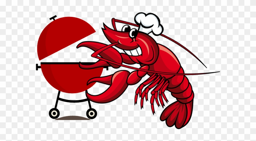 Crayfish Bbq Copy - Carolina Hardware And Decor Lobster 1.5" Round Knob Clipart