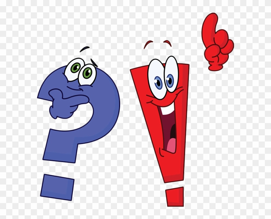 Cartoon Exclamation And Expression Transprent Png Free - Smile With Exclamation Mark Clipart