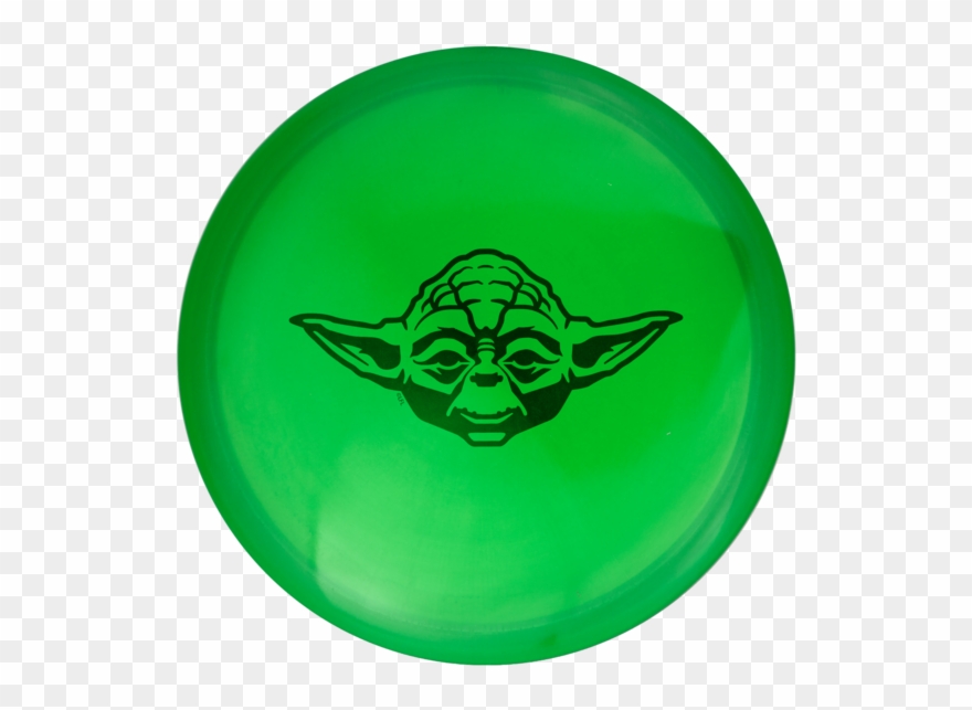 Star Wars Disc Golf Yoda Head Z-line Buzzz - Star Wars Yoda Logo Clipart