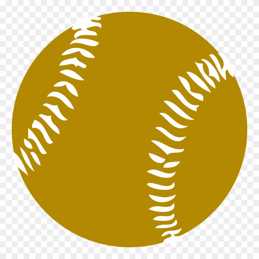 Gold Clipart Baseball ~ Frames ~ Illustrations ~ Hd - Softball Crescent Clipart - Png Download