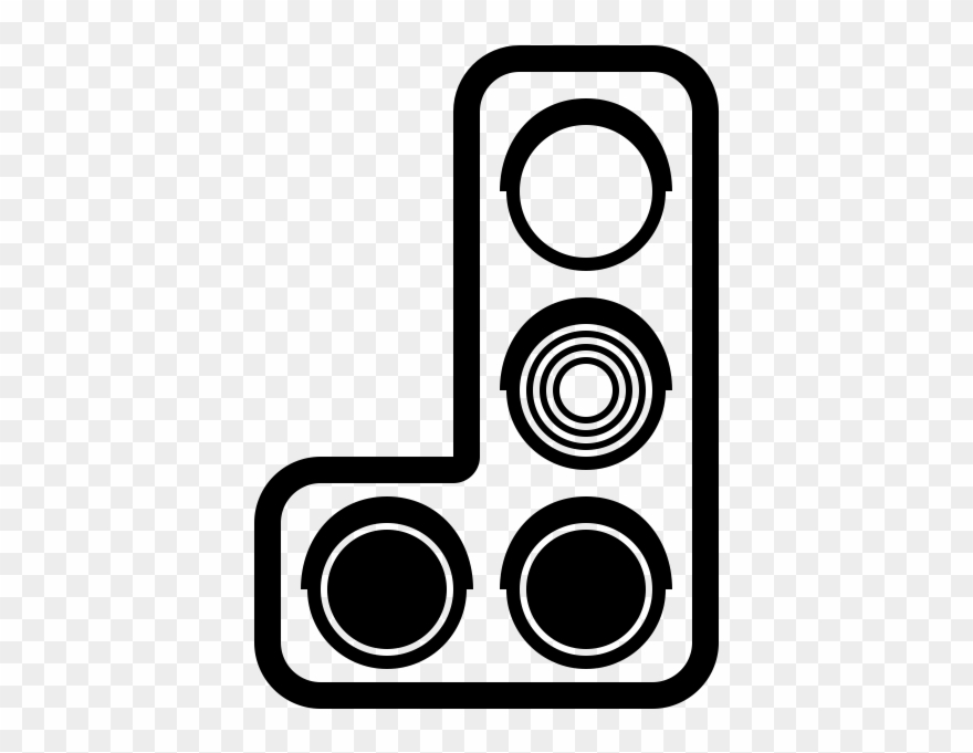 Traffic Light Rubber Stamp - Traffic Light Clipart