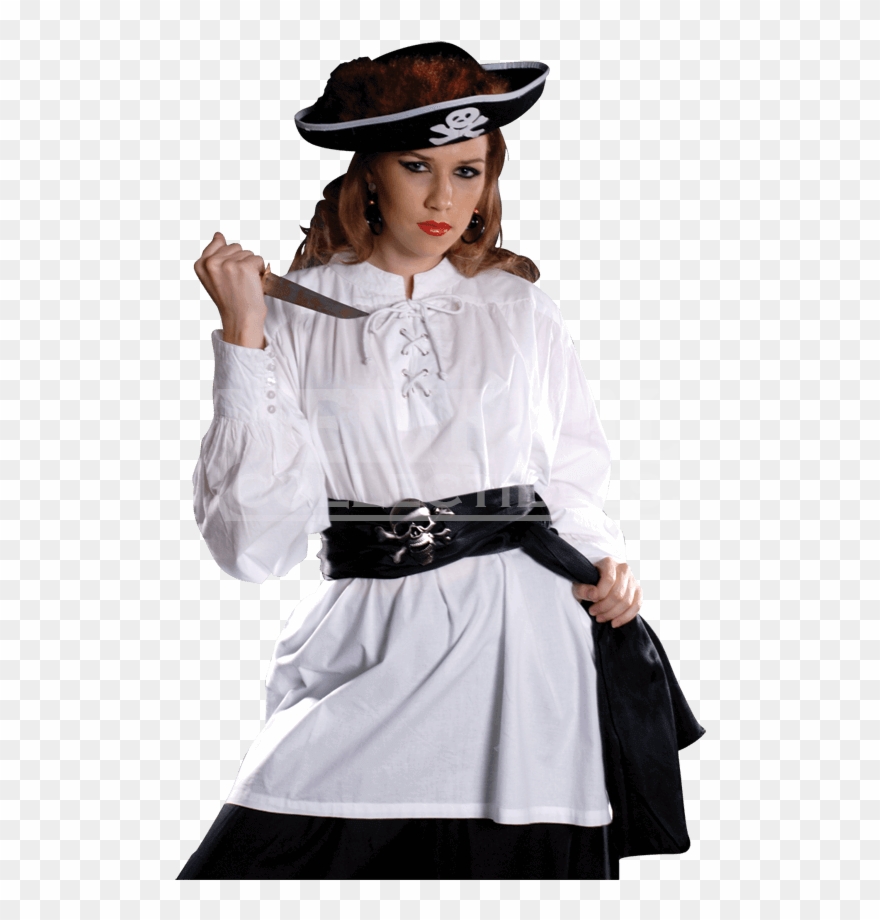 Pirate Shirt Png Clipart Freeuse - Pirate Attire For Women Transparent Png