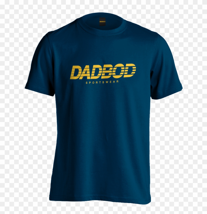 Dadbod T Shirt In Blue Blue Cool Fashion T Shirt Specials - Chilluminati T Shirt Clipart