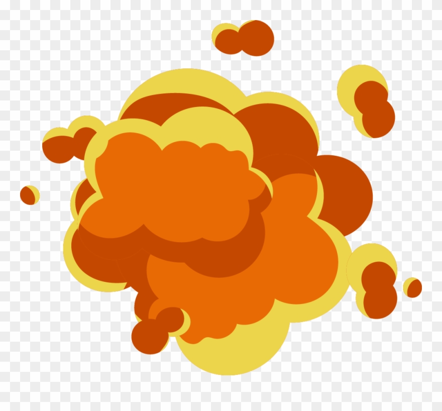 Blast My Clip Art Cloud Blastblastmy - Explosion - Png Download
