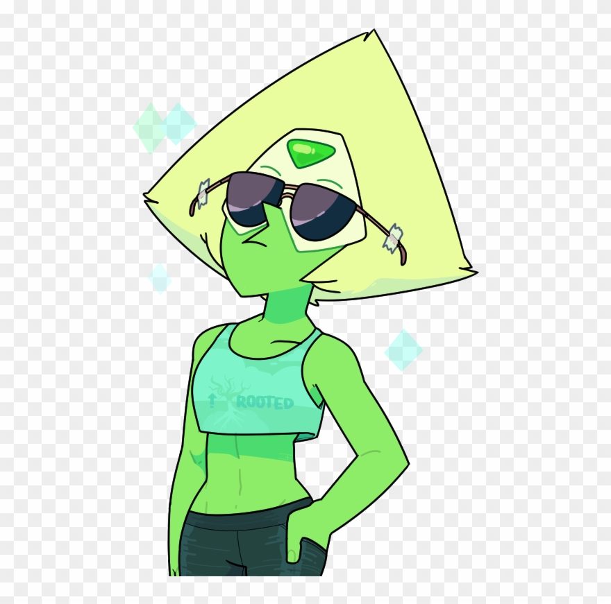 You Think Peridot Would Ever Wear A Crop Top To Relate - Peridot And Lapis Transparent Clipart