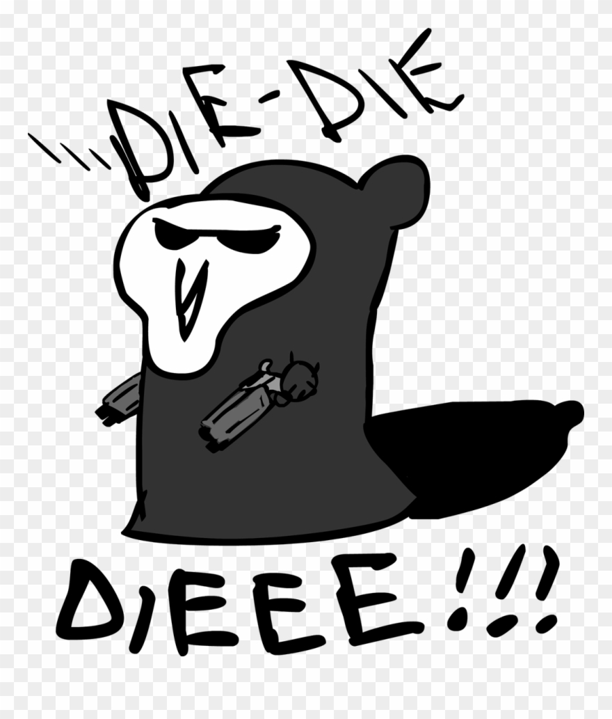 Danny Preussler On Twitter - Hd Overwatch Reaper Silhouette Clipart