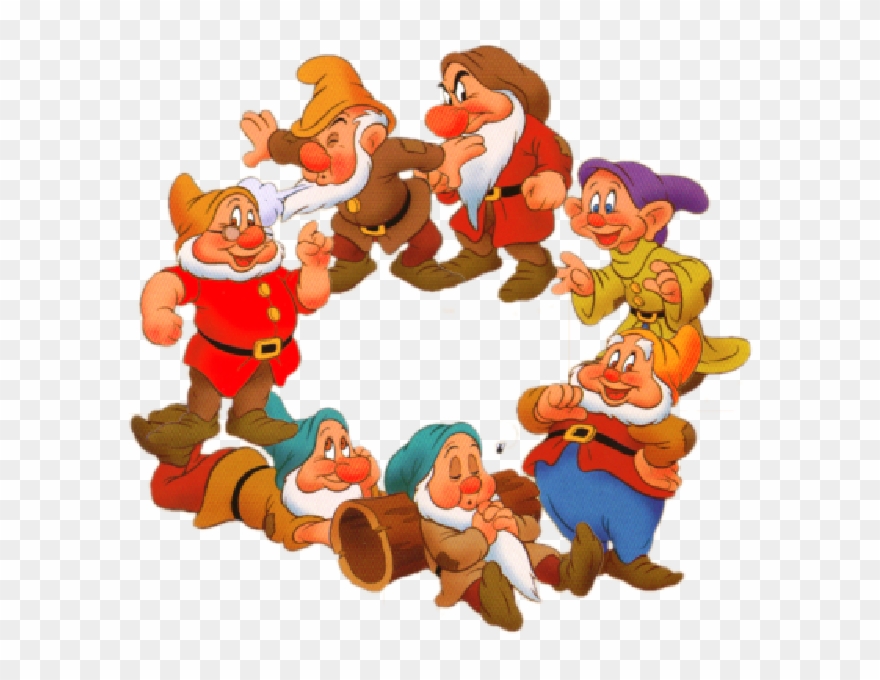 Dwarfs - White And The Seven Dwarfs Clipart