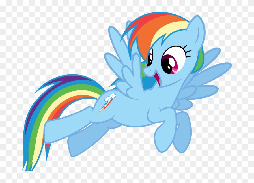 Image Free Library File Dash Svg Projects To Try Pinterest - Rainbow Dash My Little Pony Clipart - Png Download
