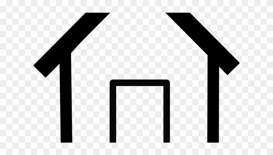 Setting Clipart Simple House - Icon Png Home Vector Transparent Png