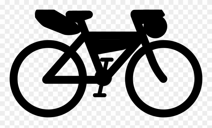 Big Image - Bike Touring Logo Png Clipart