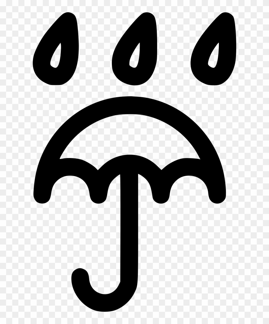 Rain Umbrella Comments - Cloud Clipart