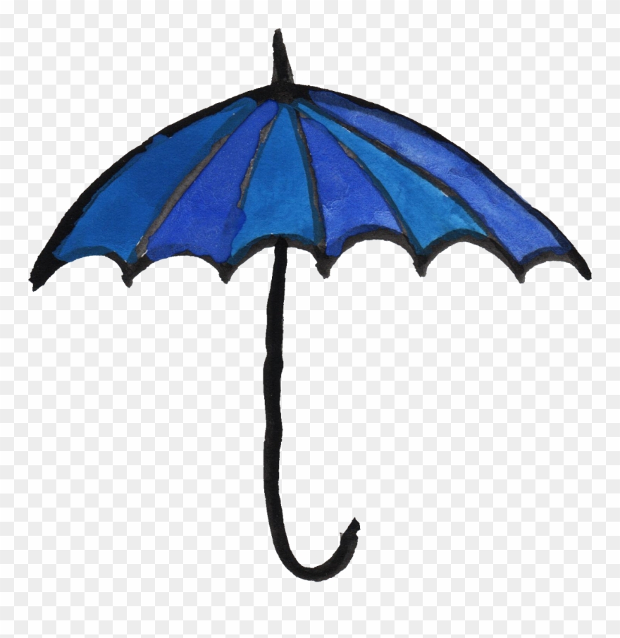 Png Transparent Onlygfx Com Free Download - Watercolor Umbrella Png Clipart